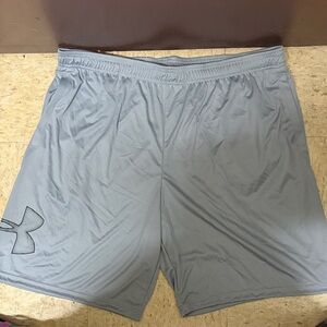 Under Armour Men's Light Gray Performance Training Shorts